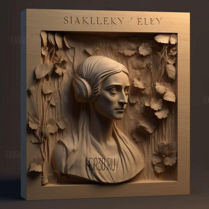 Mary Shelley 1 stl model for CNC